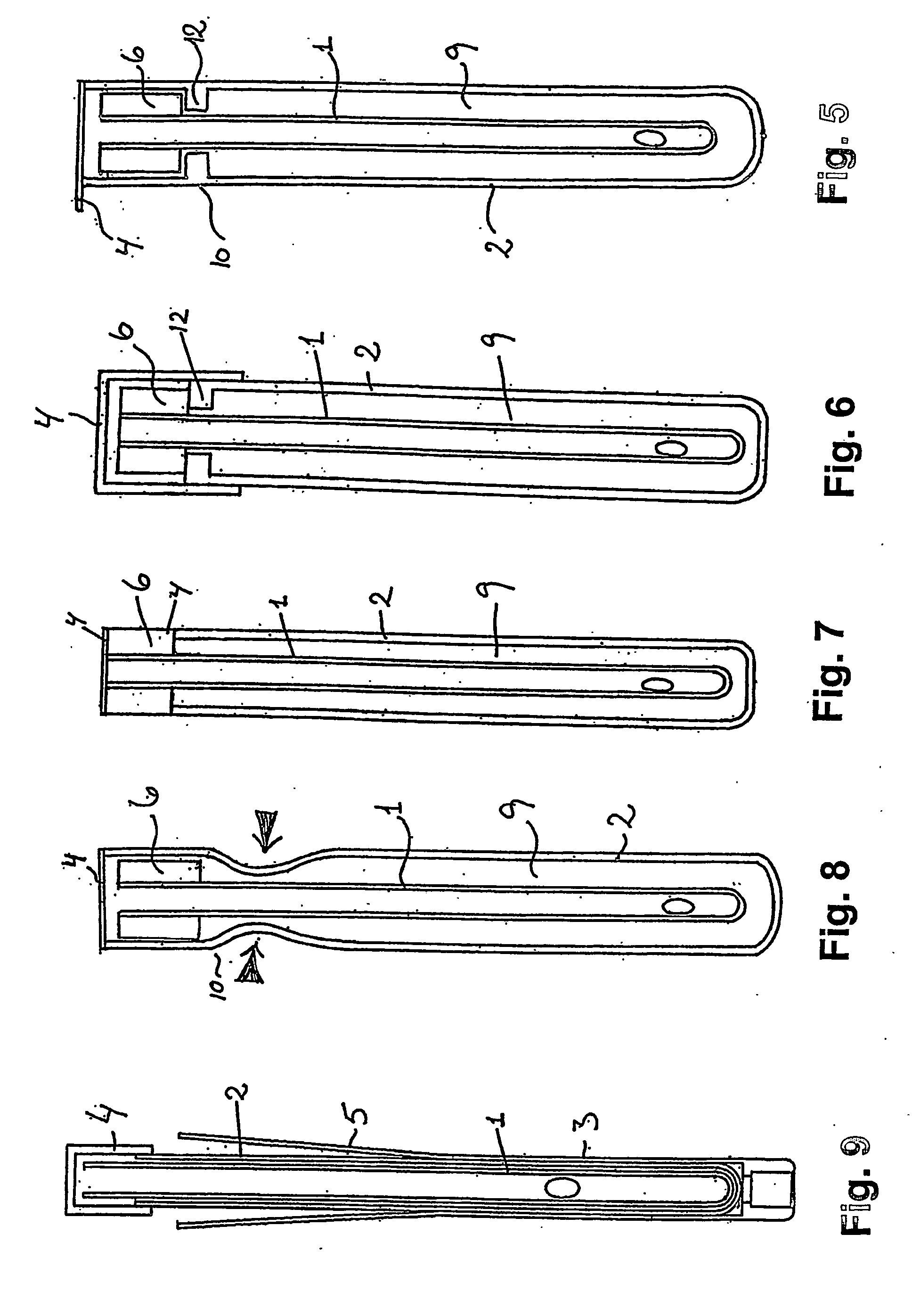Catheter assembly with catheter handle and container