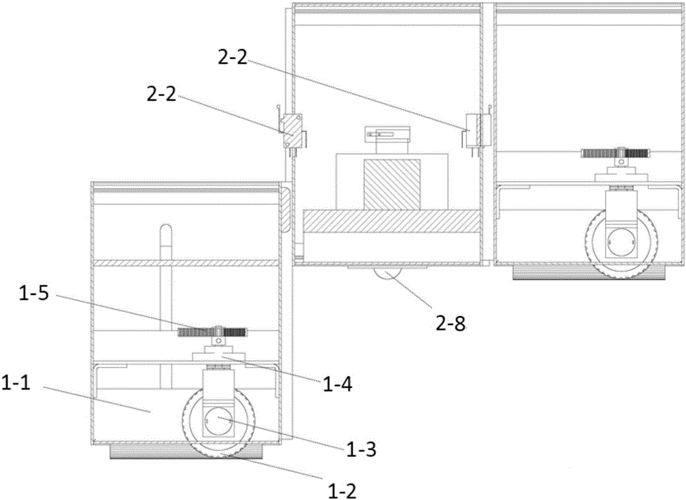 Modular stair sweeper and operation method thereof