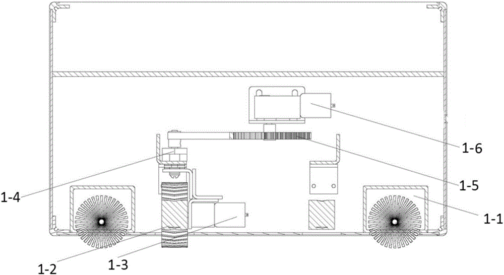 Modular stair sweeper and operation method thereof