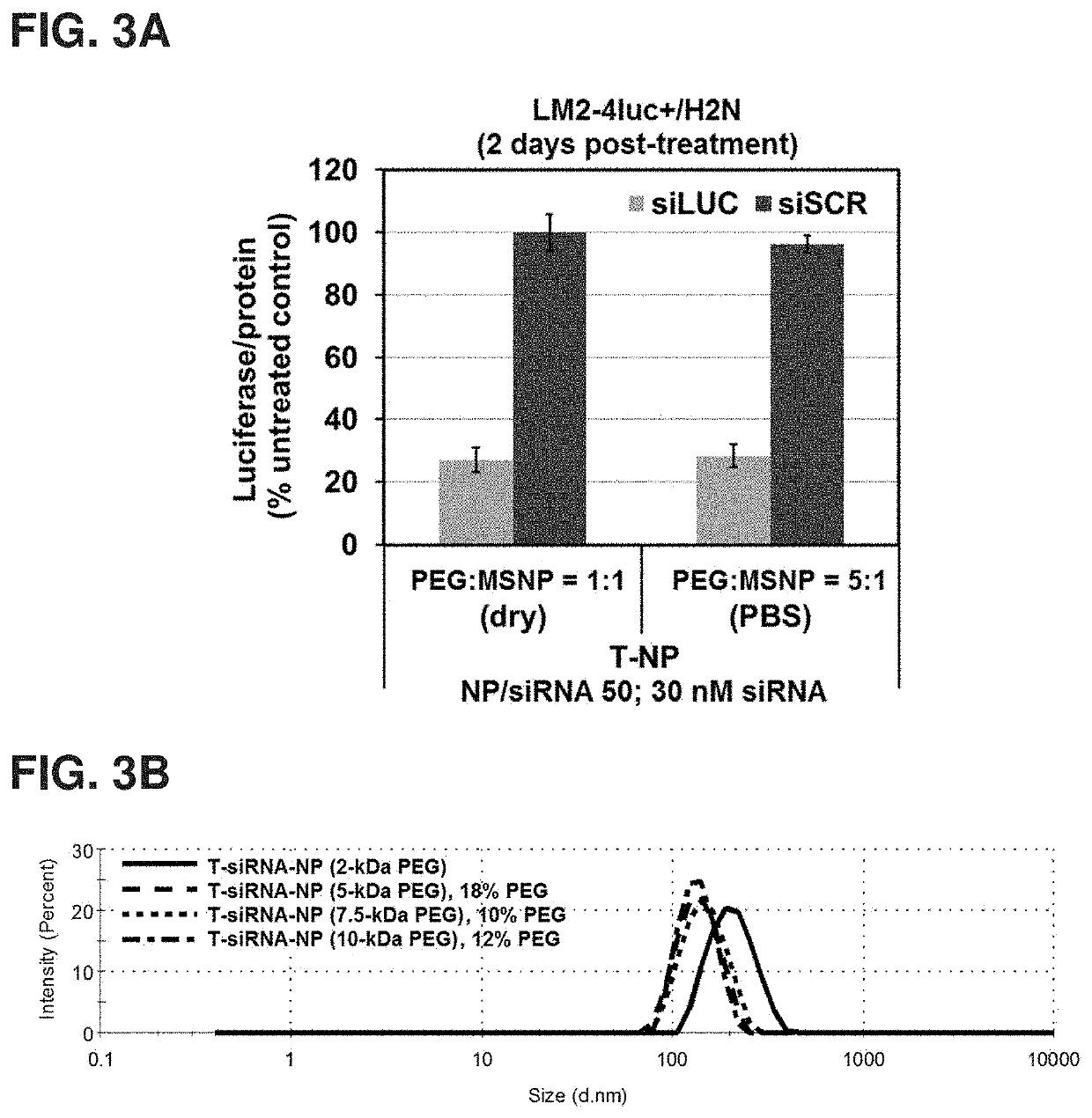 Cross-linked polymer modified nanoparticles