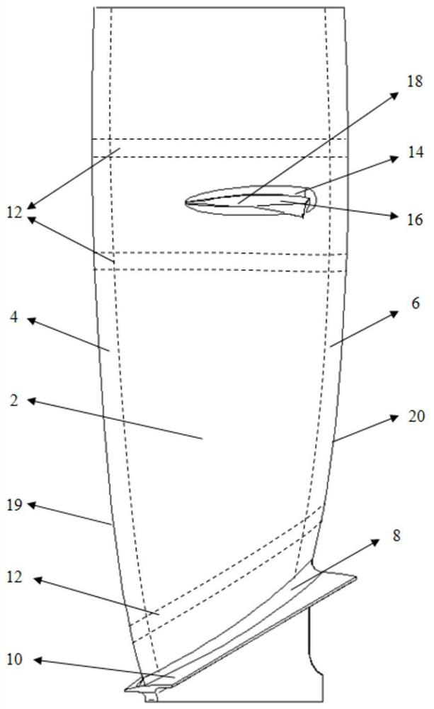 A blade milling and polishing integrated molding method