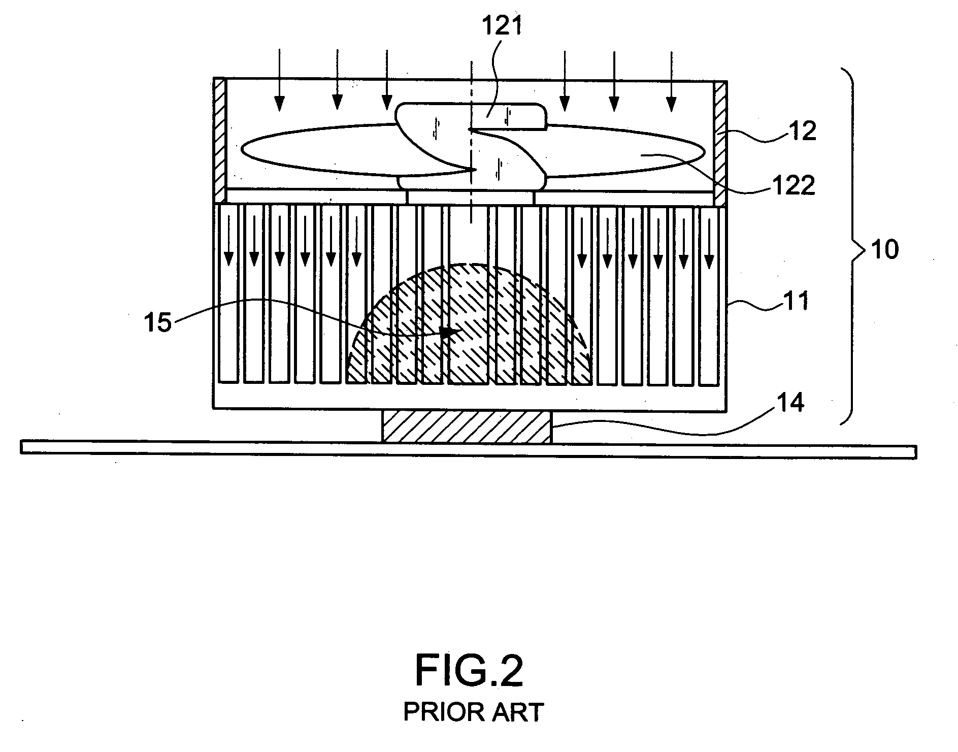 Turbo-guiding type cooling apparatus