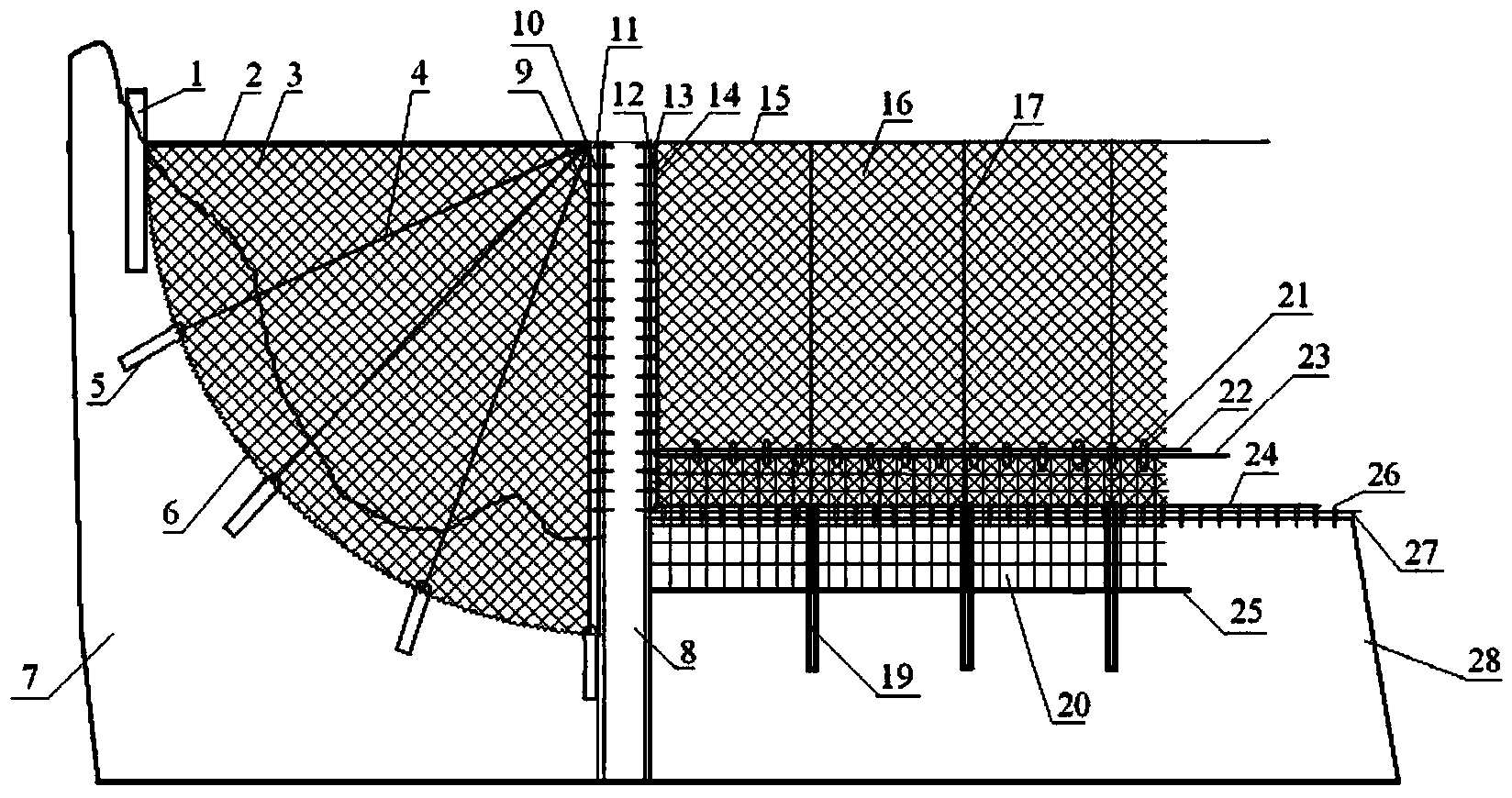 Method for assembling aquaculture net between shores