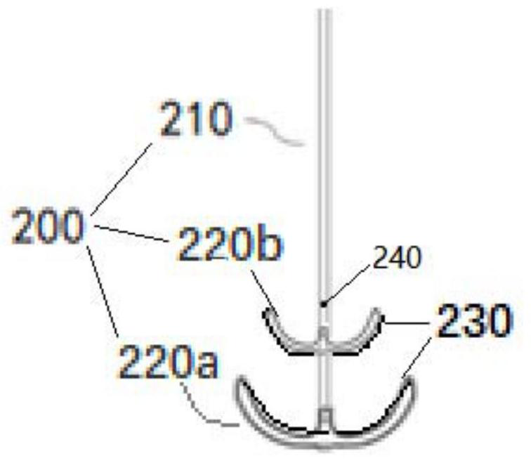 Anchoring device for heart implant prosthesis and heart implant prosthesis comprising same