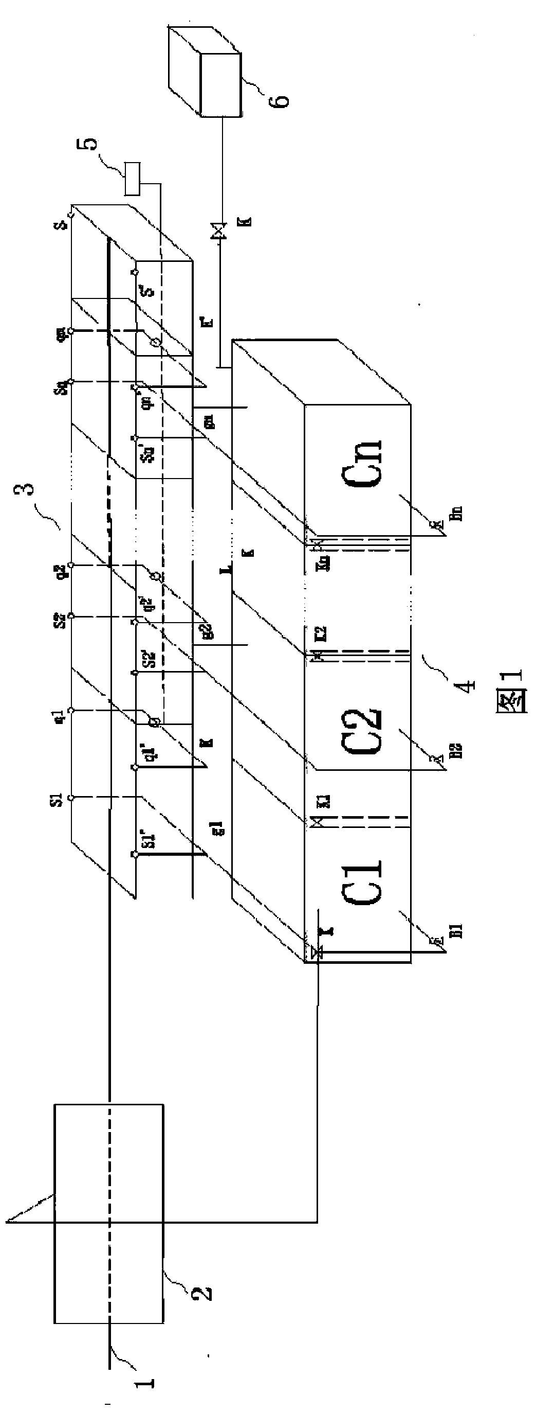 Device for recycling electro-plating spraying cleaning liquid