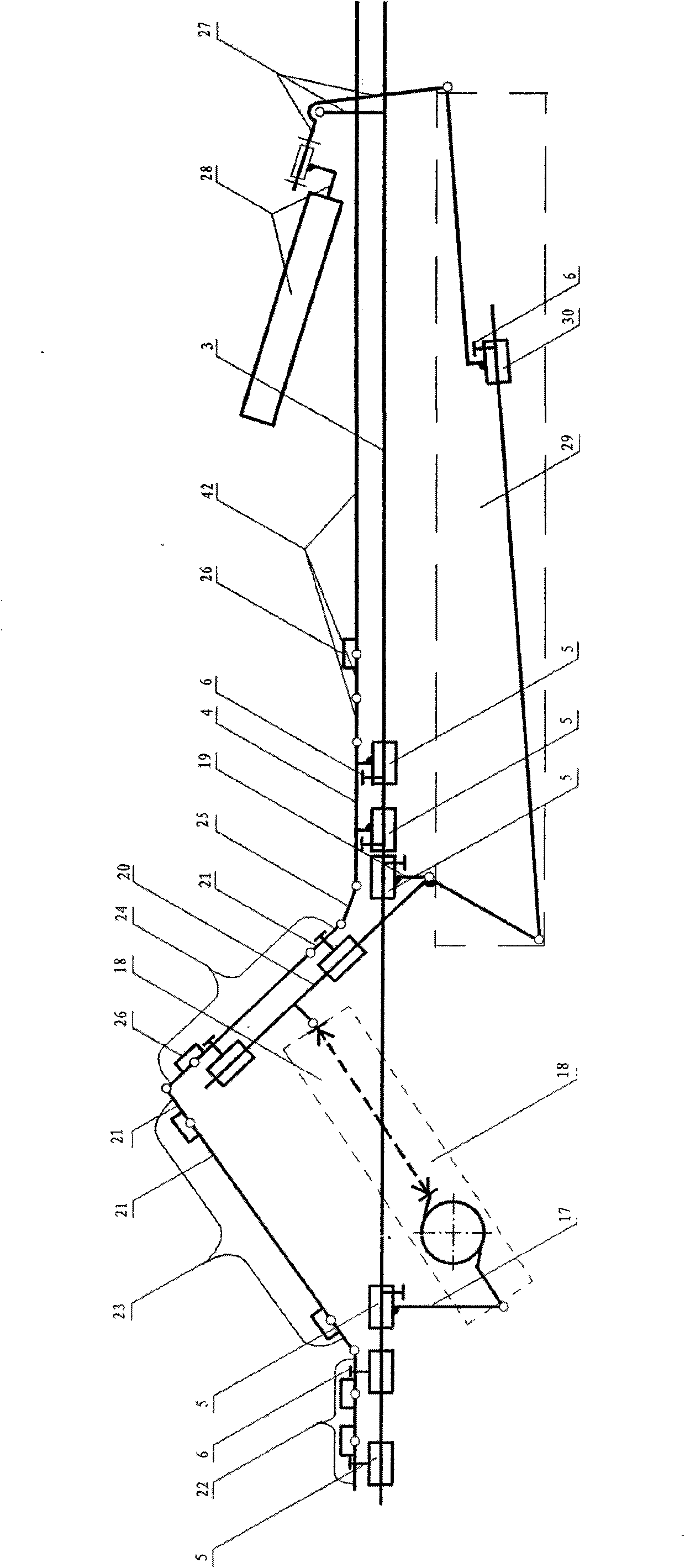 Turnover electric bed