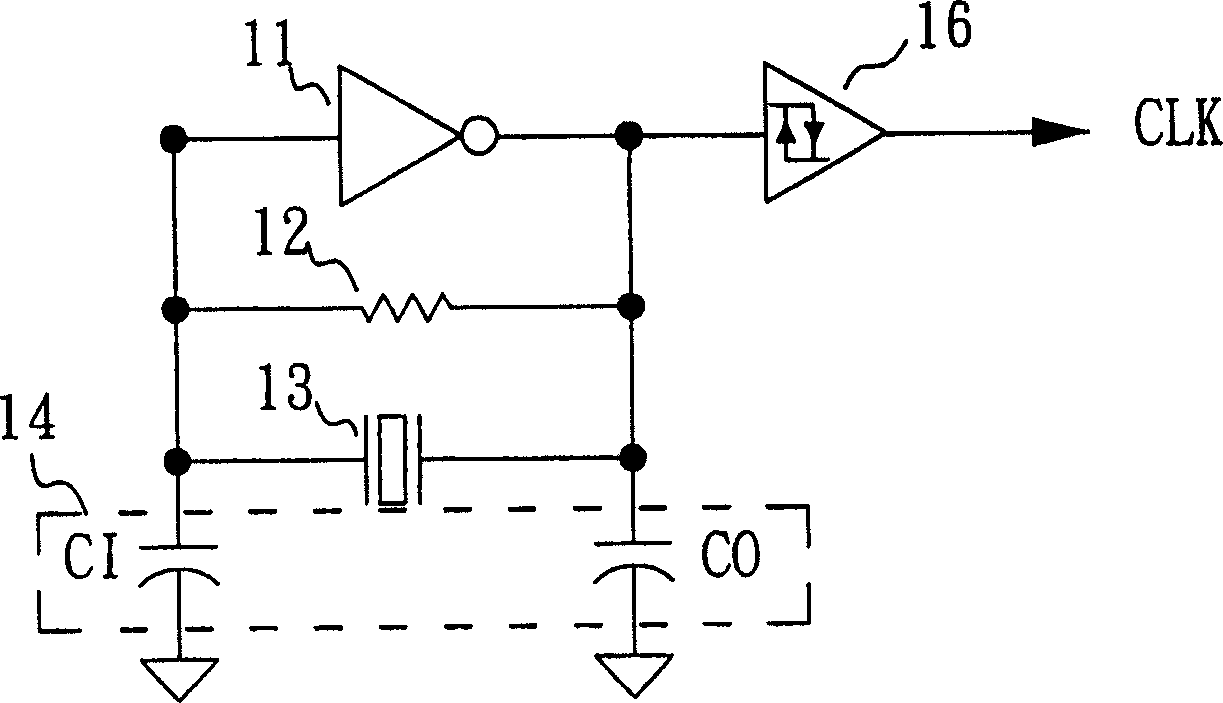 Crystal acceleration oscillation circuit