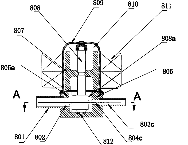 Electrical flow distribution mechanism