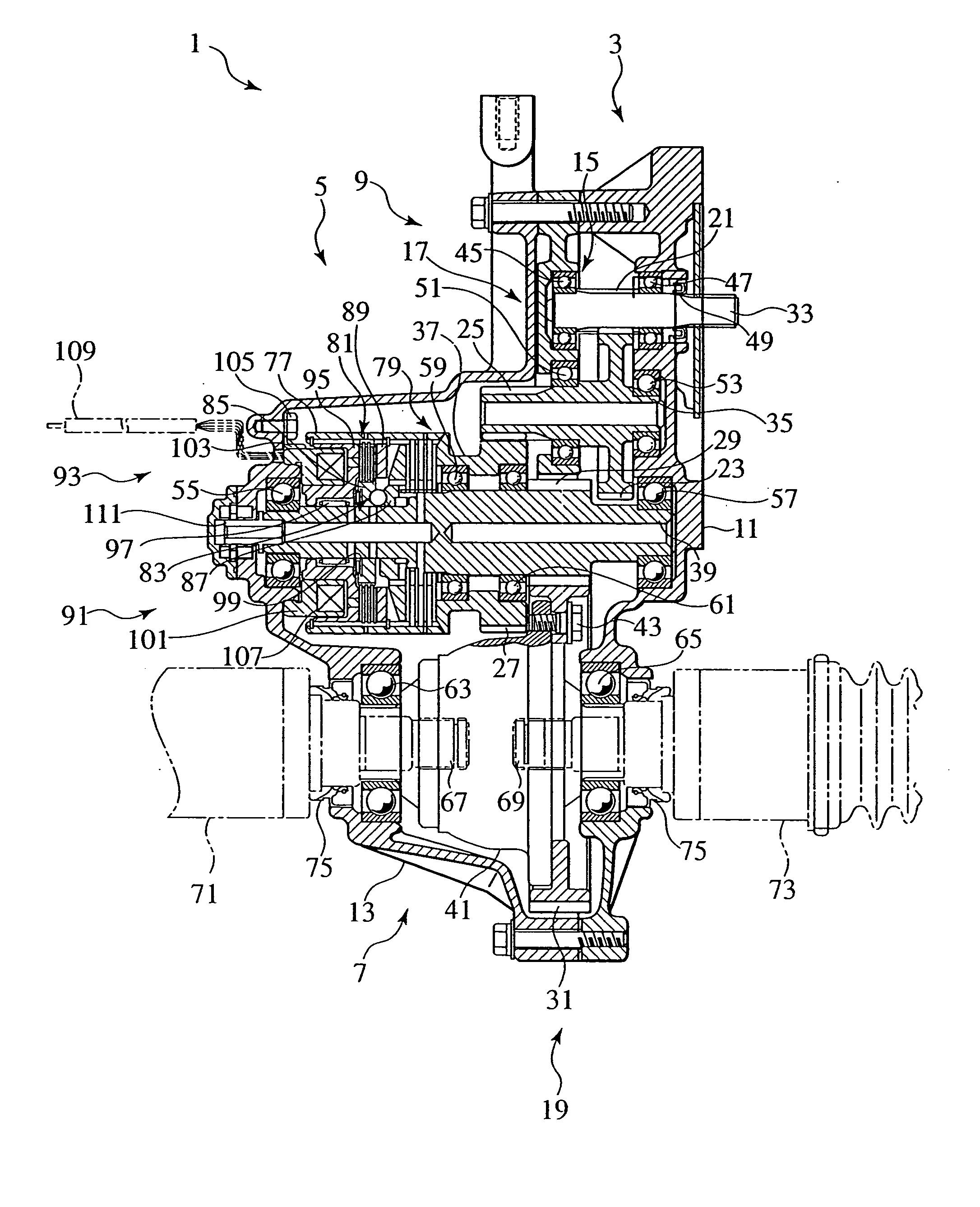 Power transmission system and operation method thereof