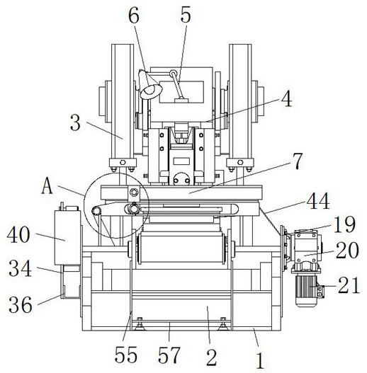 Vertical thermoplastic material injection molding machine and operation method thereof