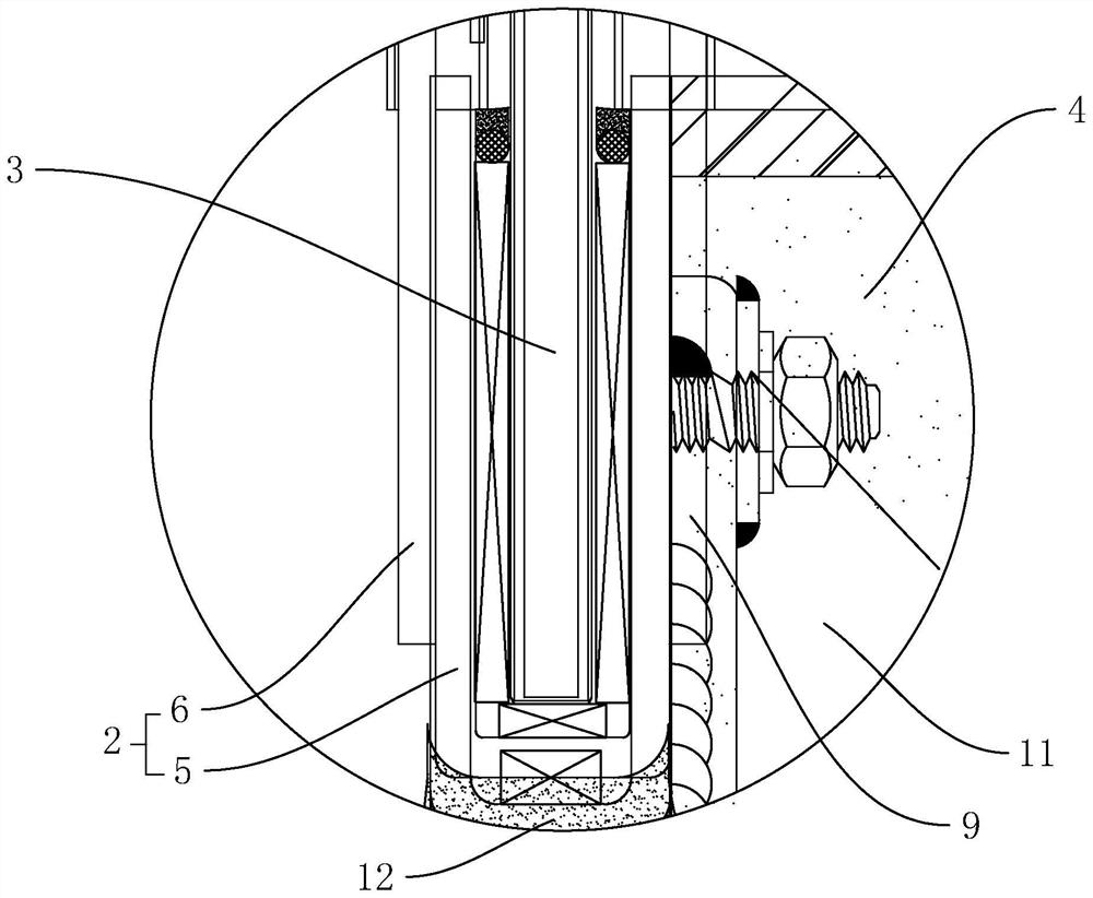 High-strength fireproof breast board