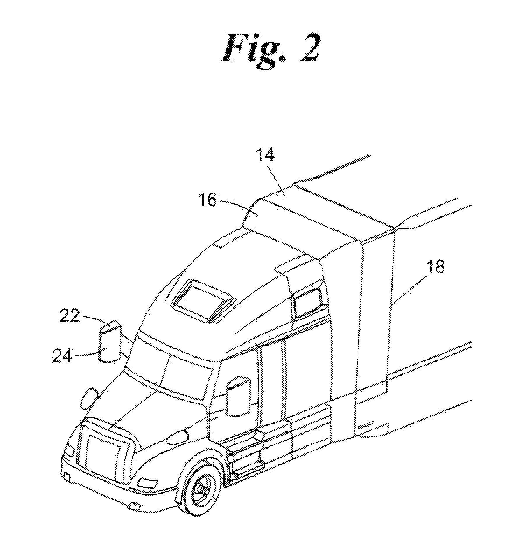 Aerodynamically efficient freight truck and trailer