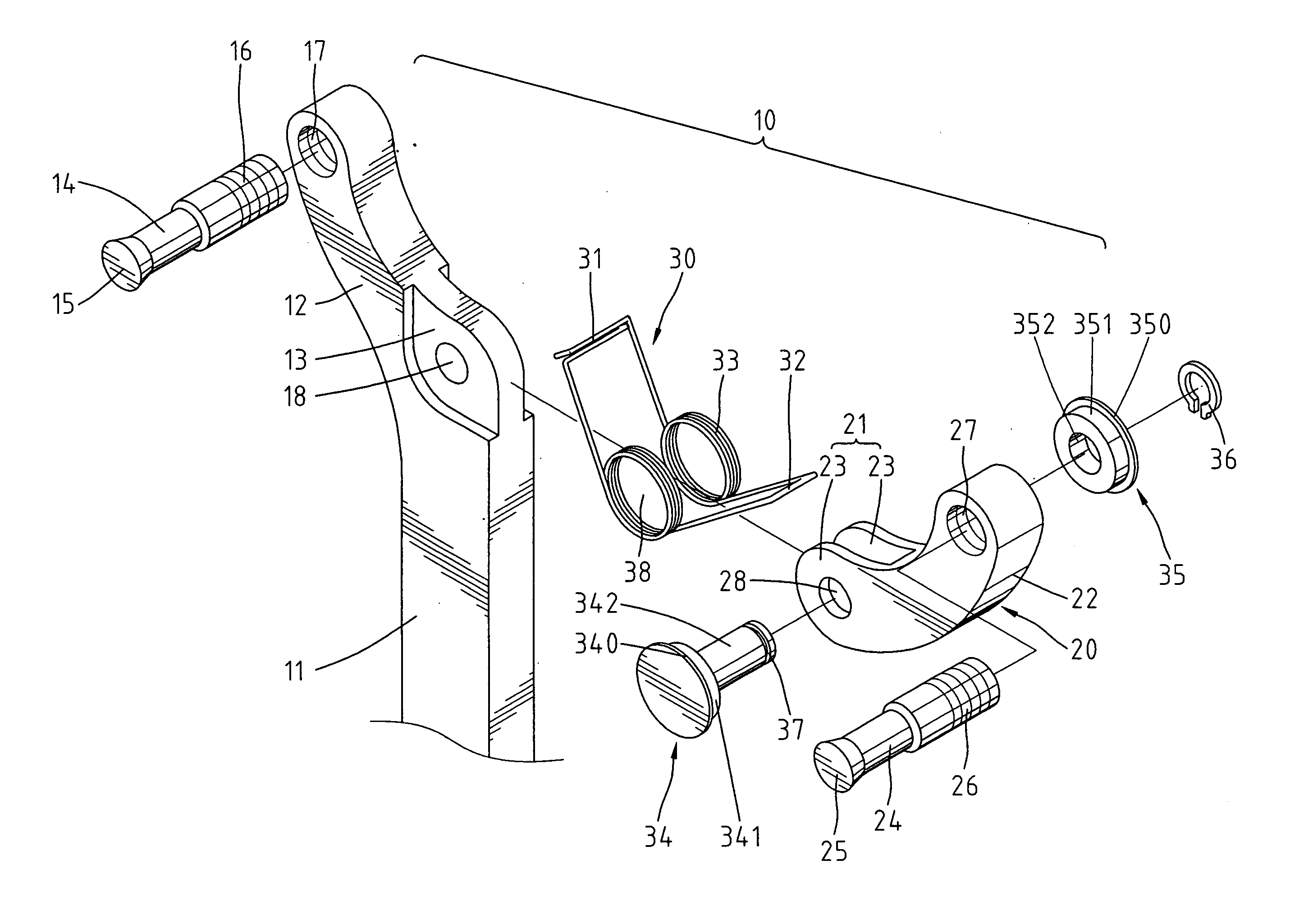 Pliers type holding device