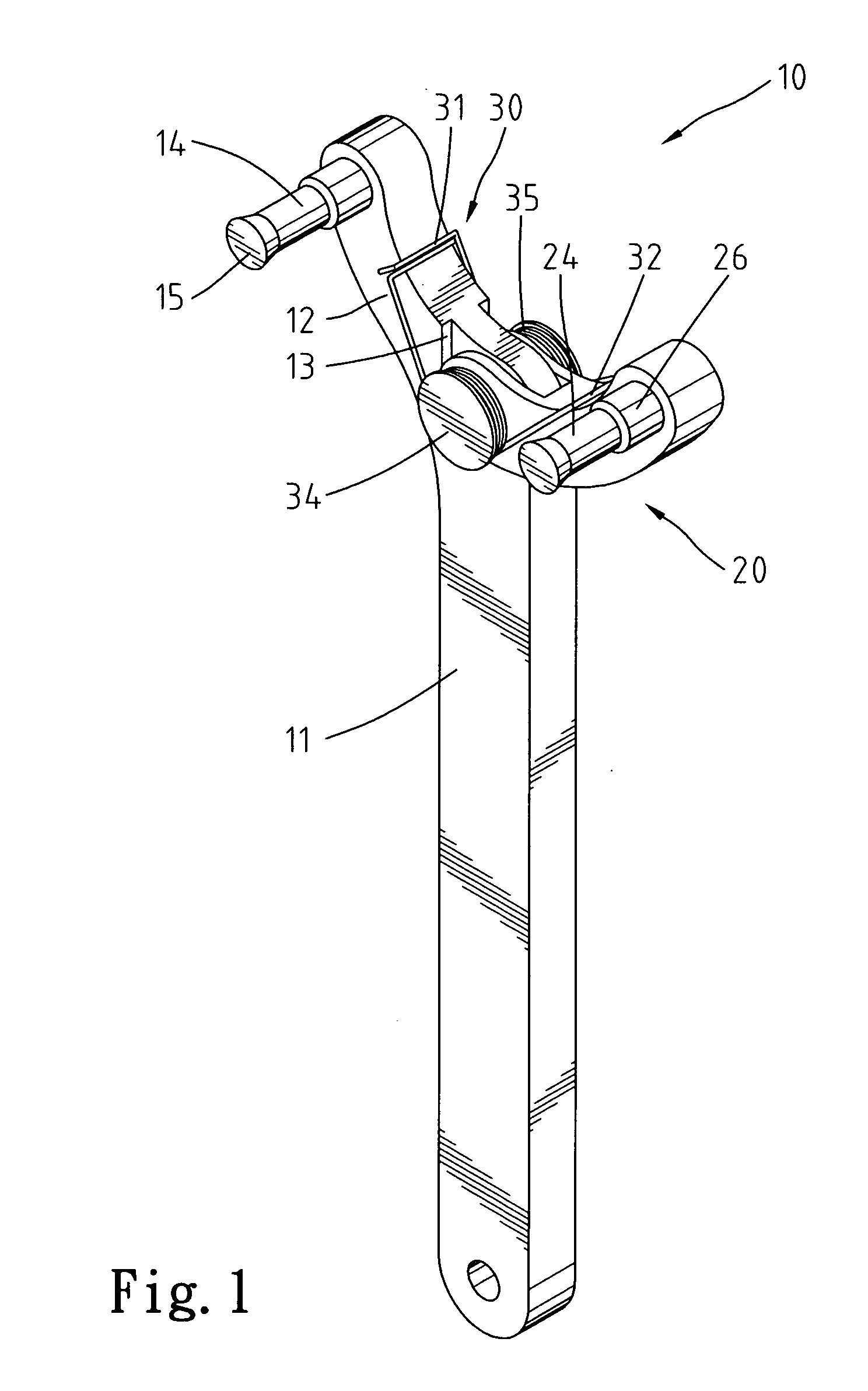 Pliers type holding device