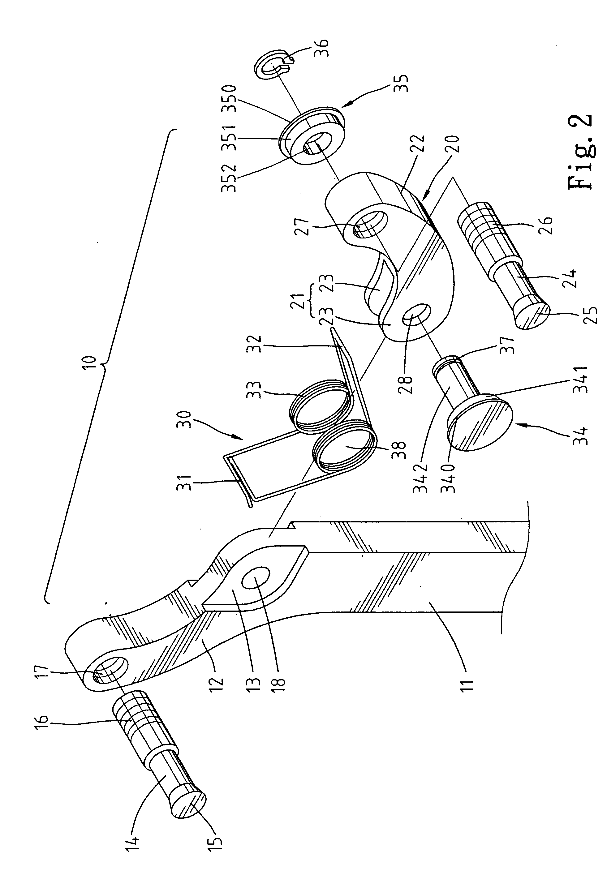 Pliers type holding device