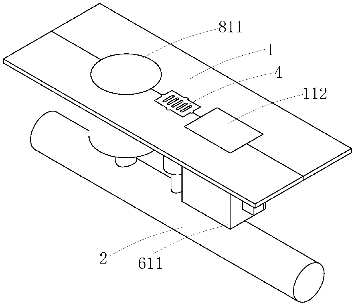 Municipal engineering road drainage structure and construction method thereof