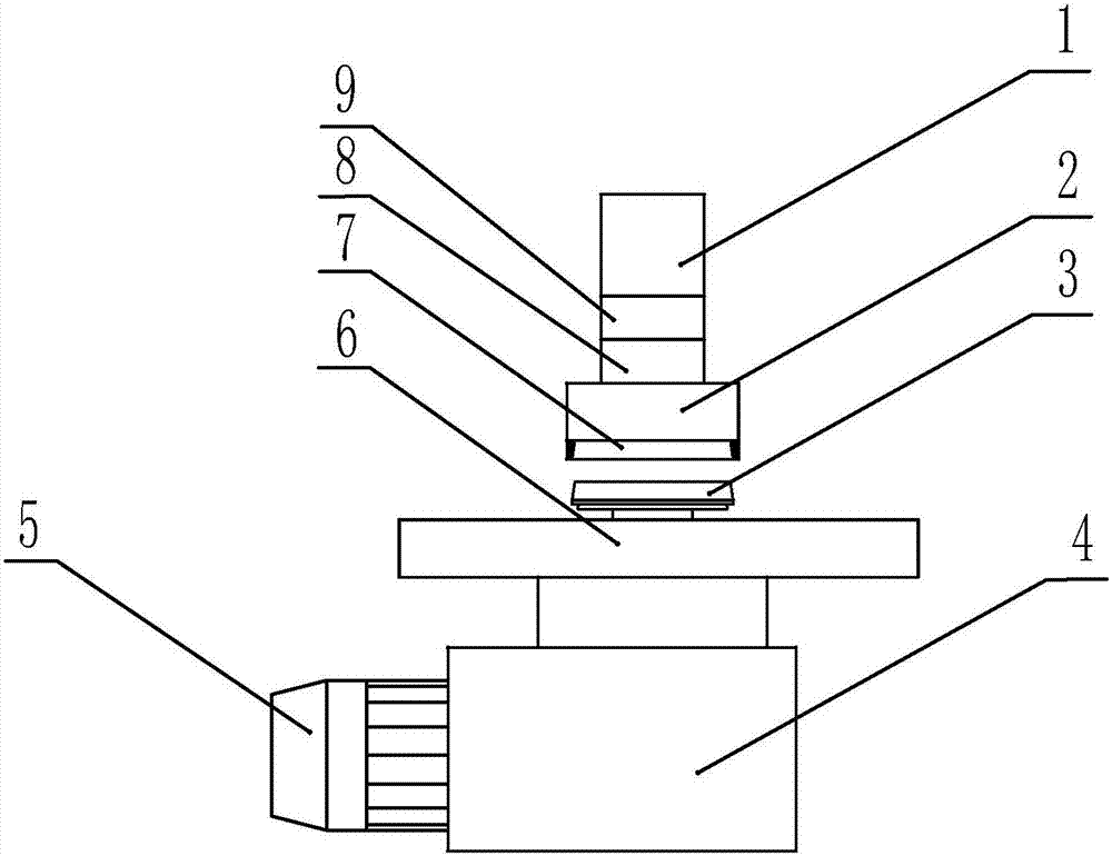 Method for measuring peeling torque of conical friction pair