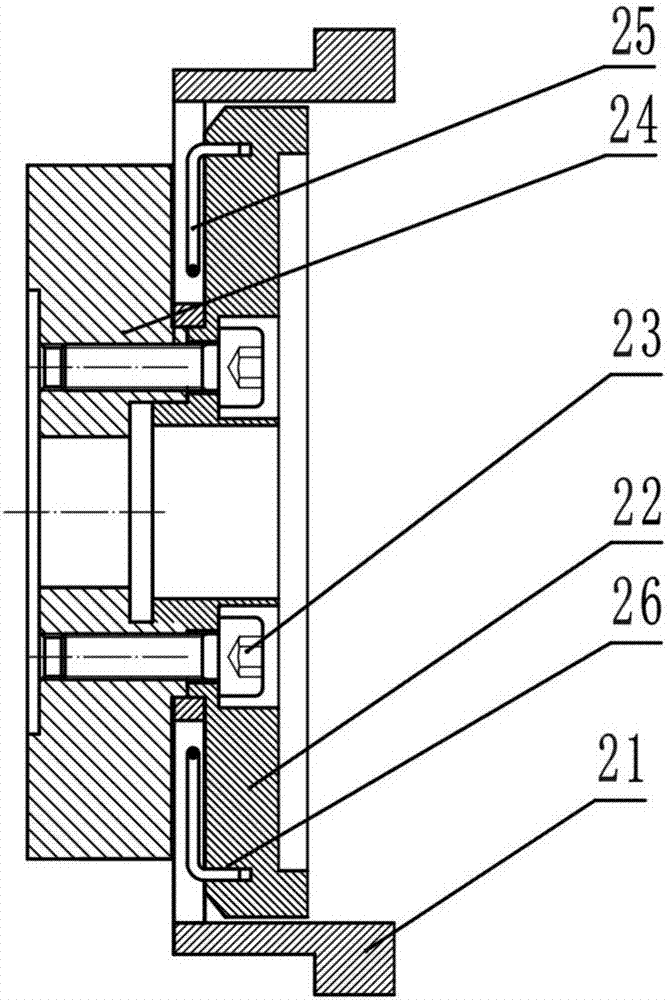 Method for measuring peeling torque of conical friction pair