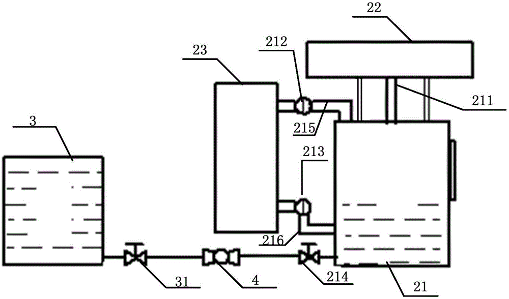 Discrete vacuum-pumping transformer oil transfer system