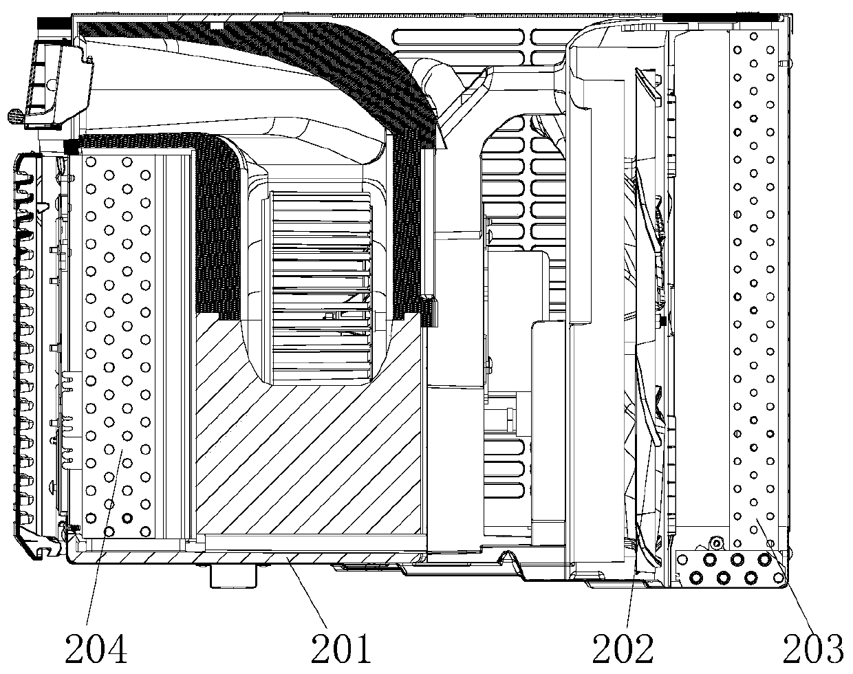 High temperature protection device and method for window air conditioner