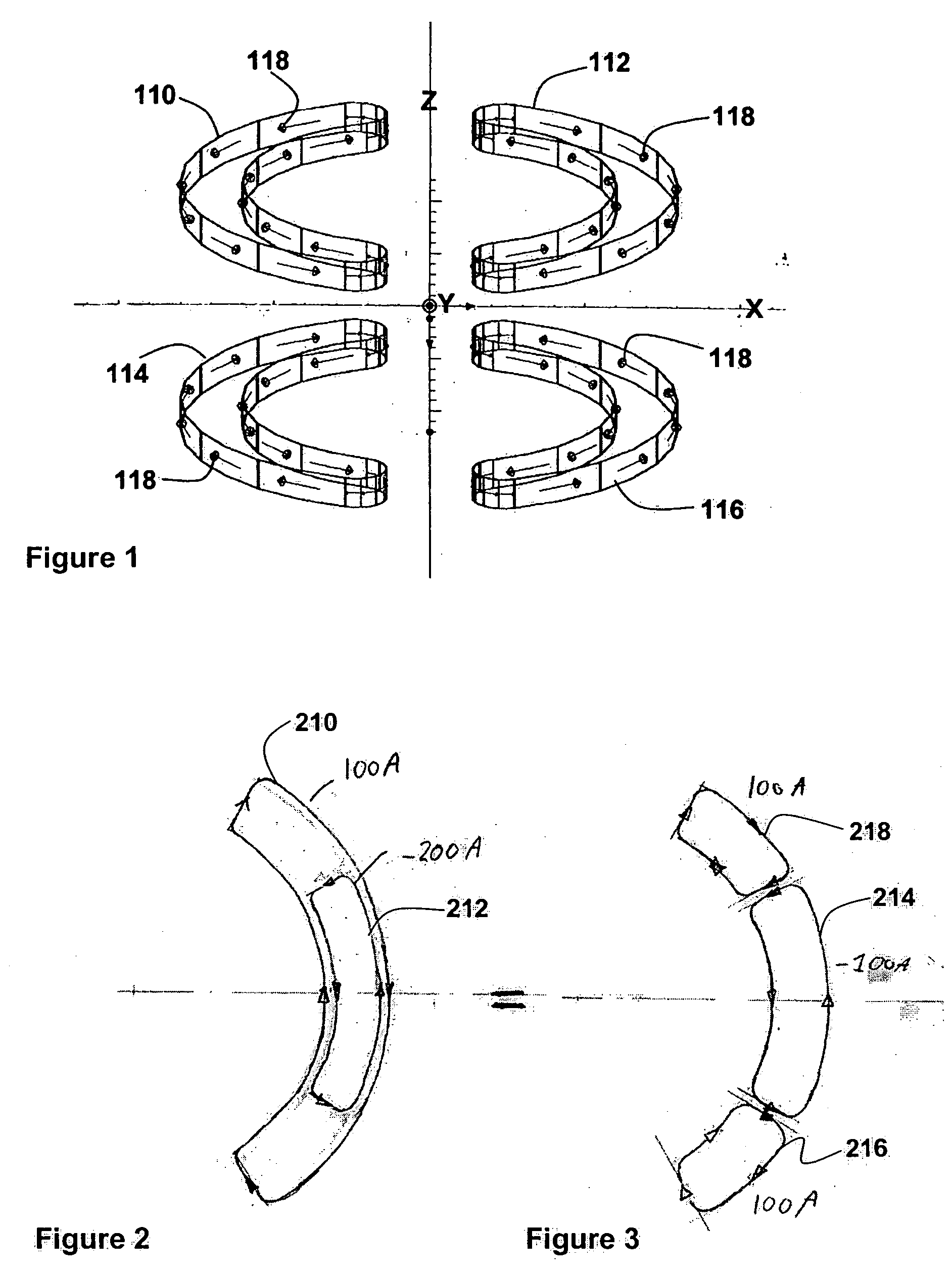 Superconducting open mri magnet with transverse magnetic field