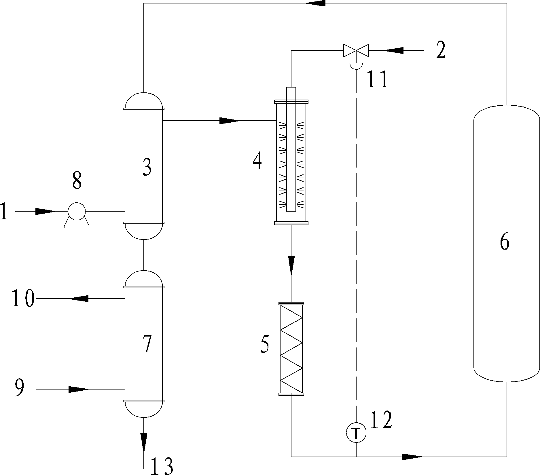 Process for hydrolyzing alpha-olefin sulfonate and system for hydrolyzing alpha-olefin sulfonate