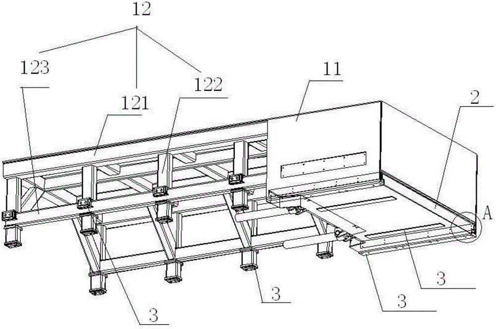 A split type two-stage garbage compressor compression head and compressor