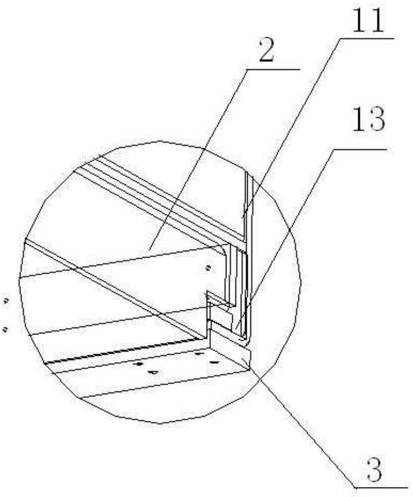 A split type two-stage garbage compressor compression head and compressor