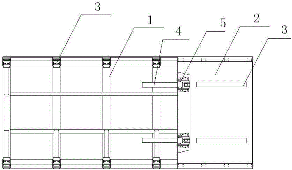 A split type two-stage garbage compressor compression head and compressor