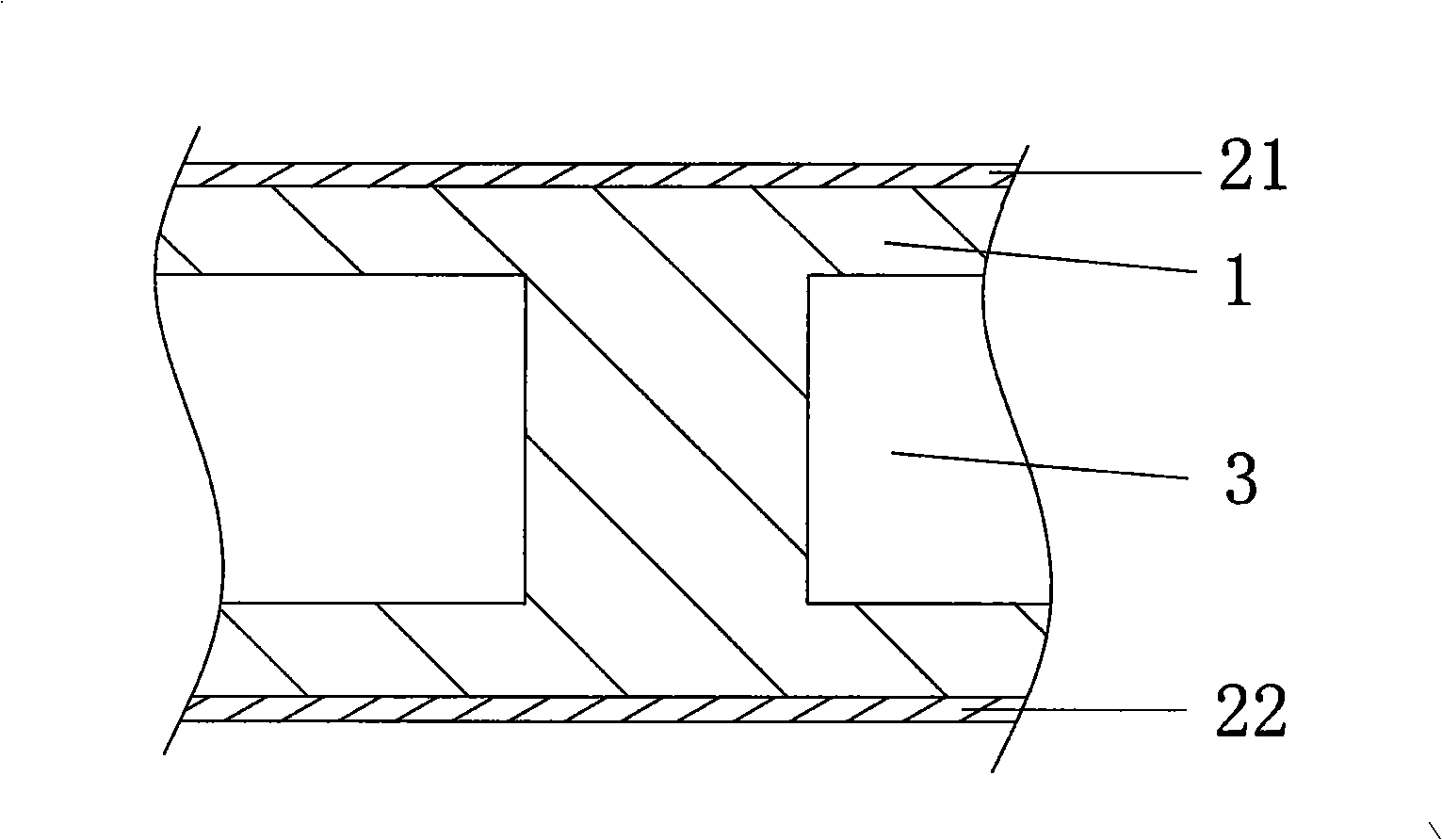 Sunlight hollow board and manufacturing method thereof