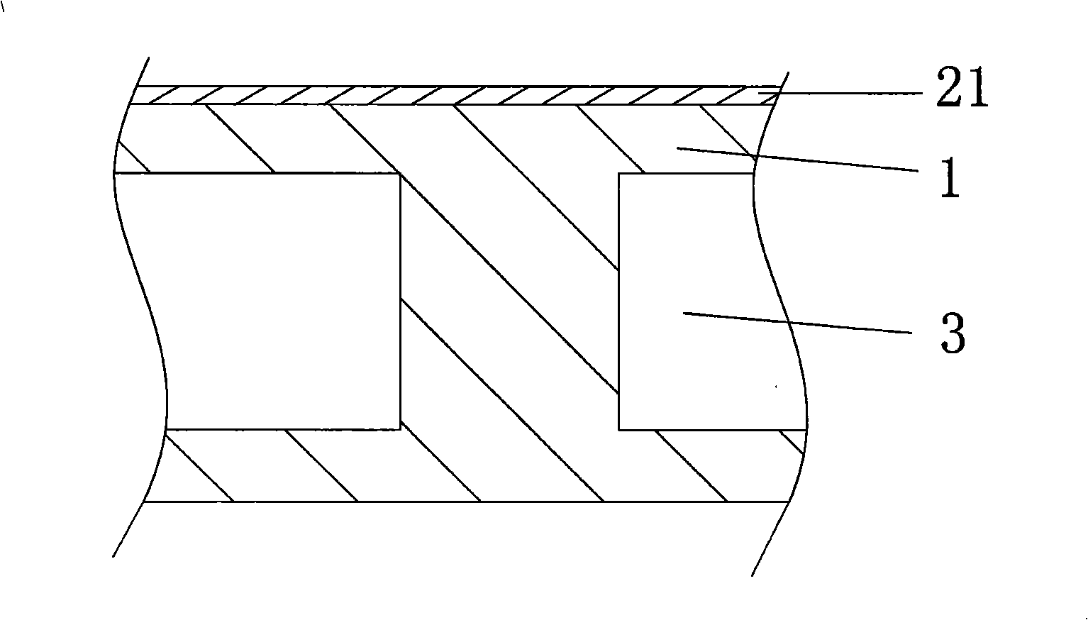 Sunlight hollow board and manufacturing method thereof