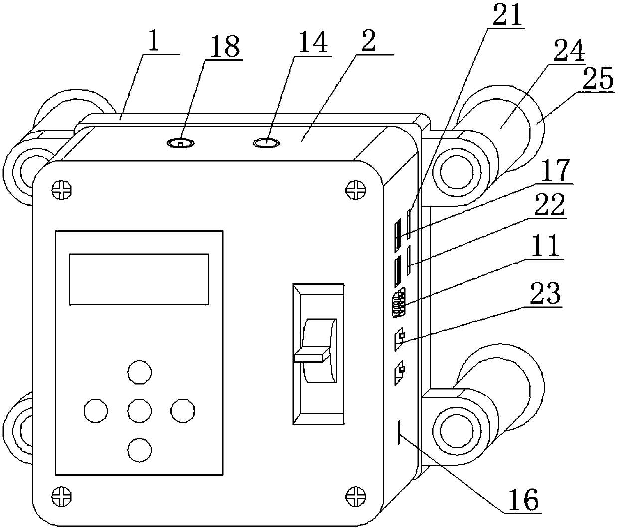 Sharing device for synthesizing multiple signals and transmitting in WIFI