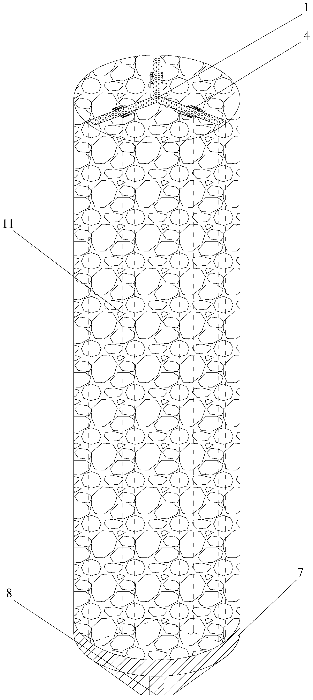 Y-shaped stereoscopic drain board and stiffness core discrete material composite pile and construction method