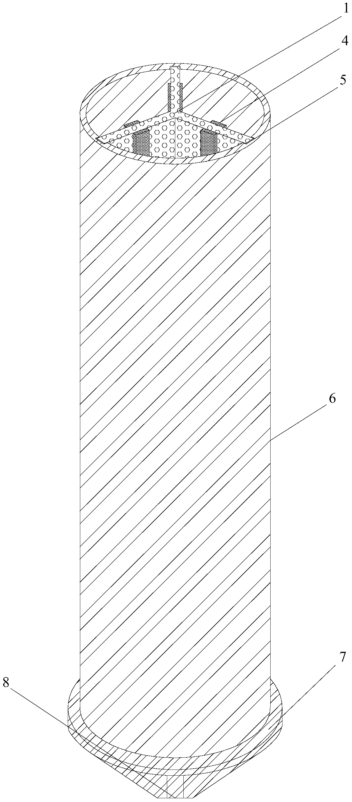 Y-shaped stereoscopic drain board and stiffness core discrete material composite pile and construction method