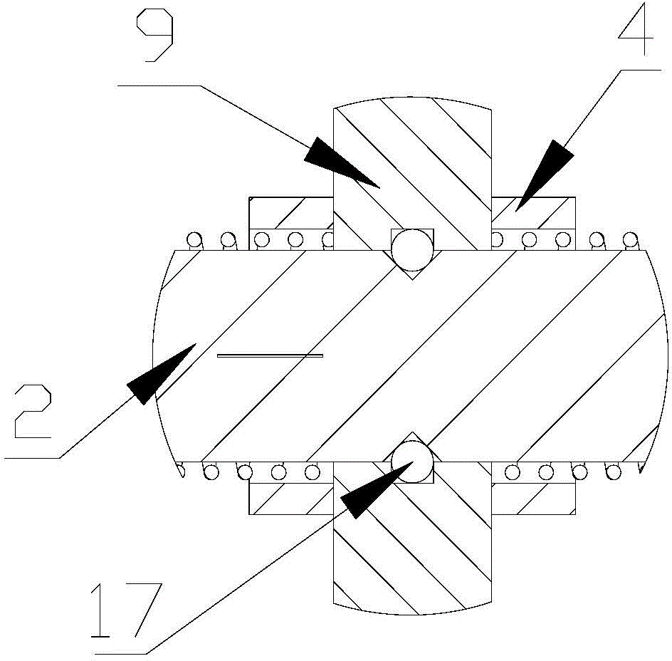Multidirectional collision preventing device of robot