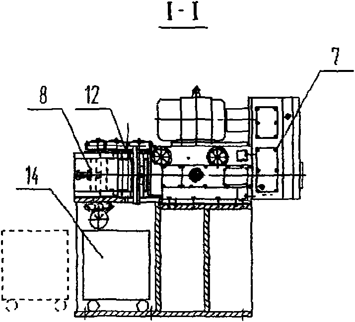 Continuous double-face milling device for narrow-band blank