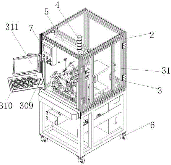 Diode bending, detecting and labeling device