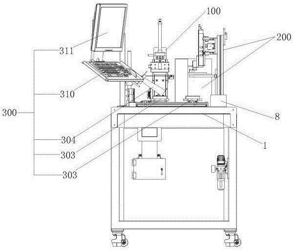 Diode bending, detecting and labeling device