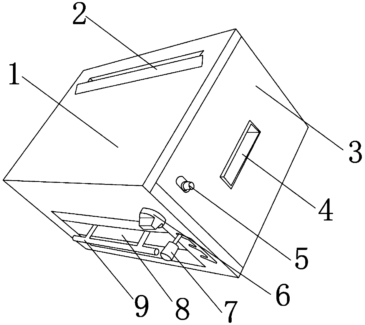 Steak baking oven capable of adjusting baking temperature and baking height