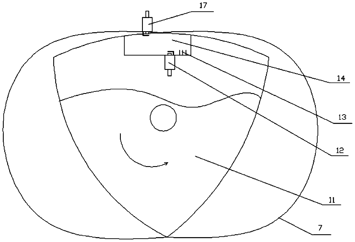 Rotor engine internal ignition device