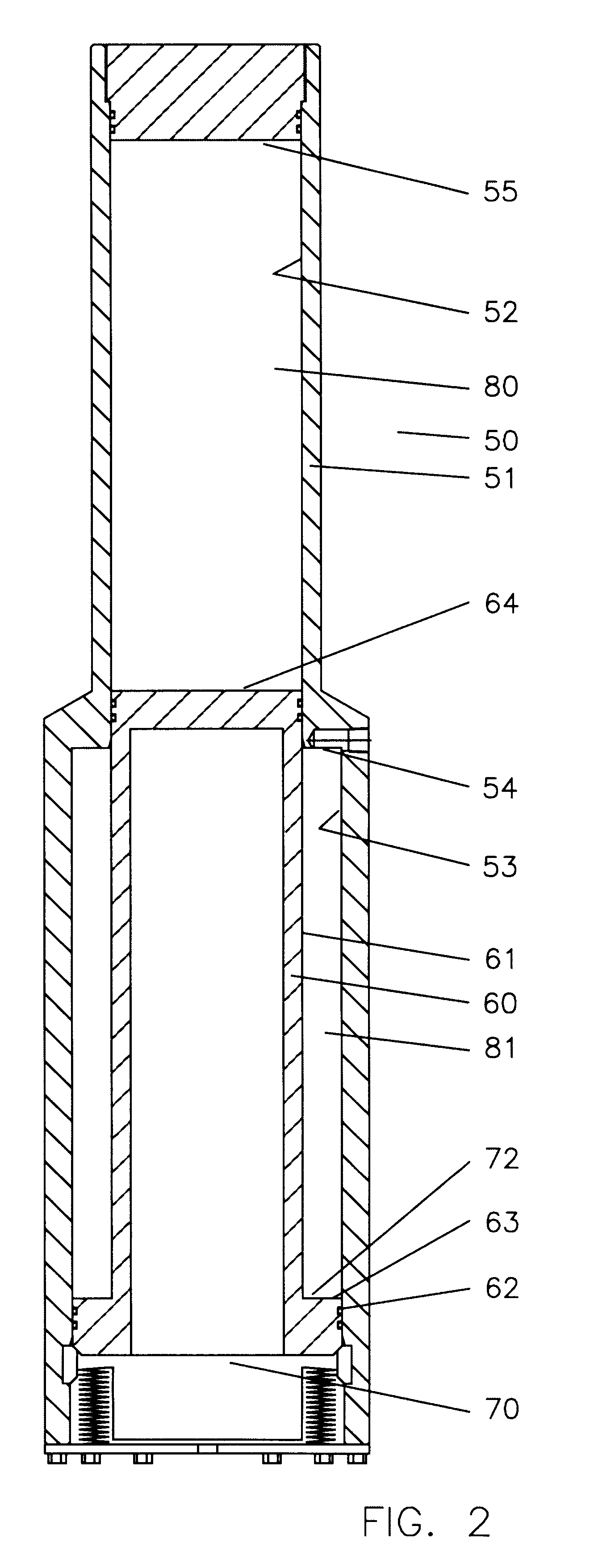Subsea accumulator and method of operation of same