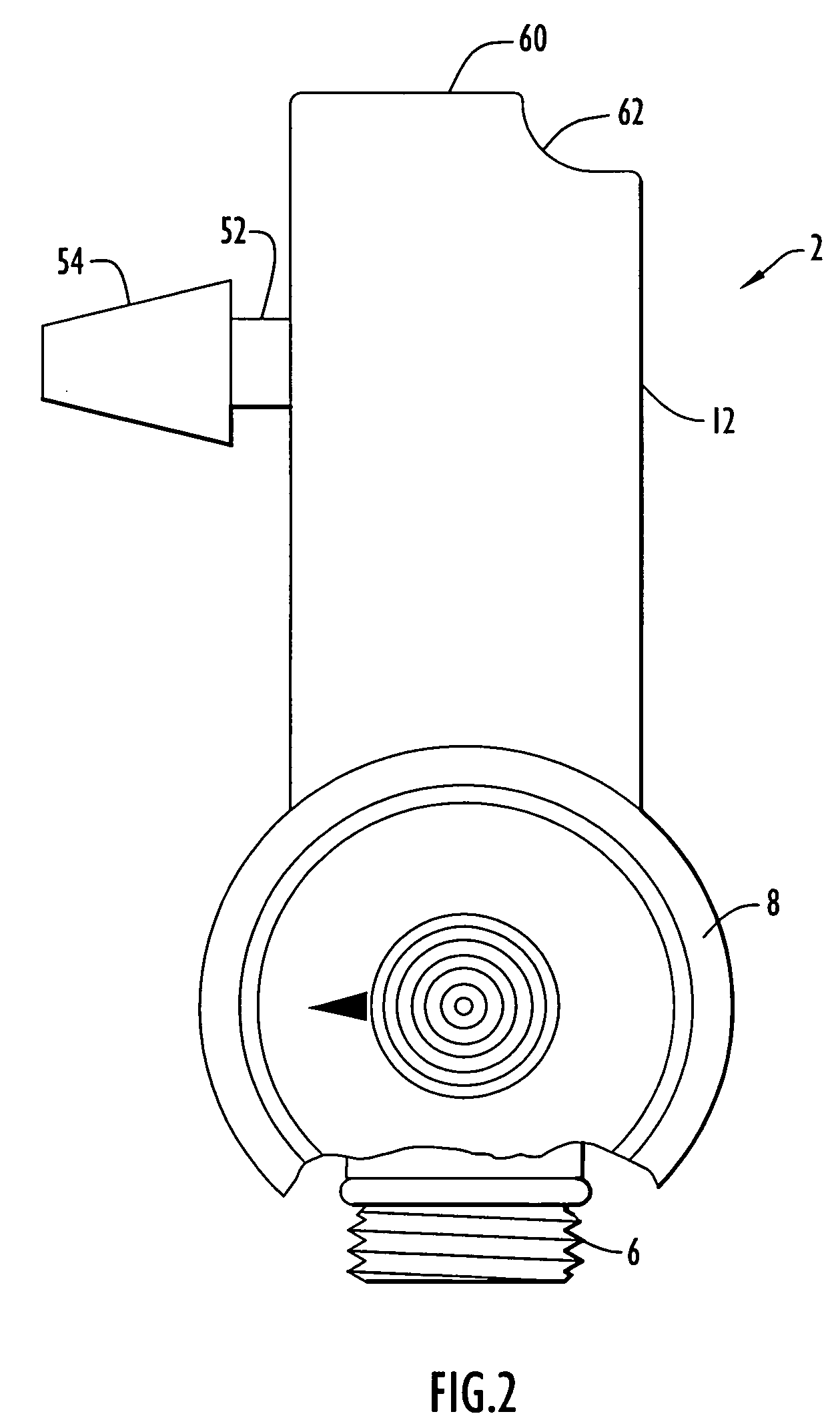 Push button regulator device with sealing element to facilitate easy connection with other devices