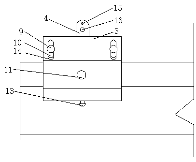 A rail cutting machine shock absorber device