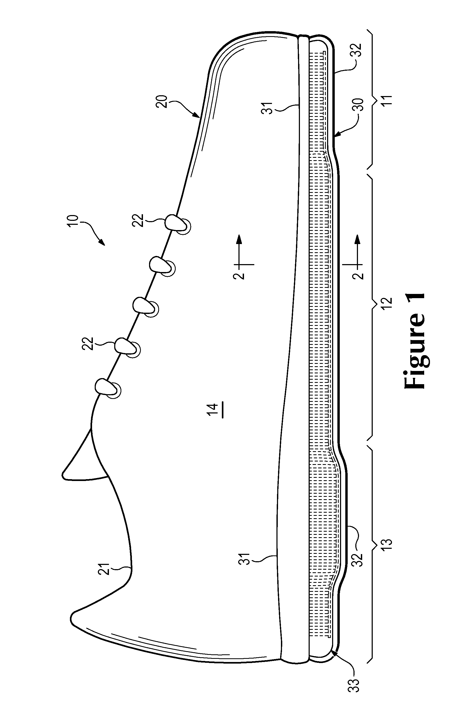 Contoured fluid-filled chamber with tensile structures