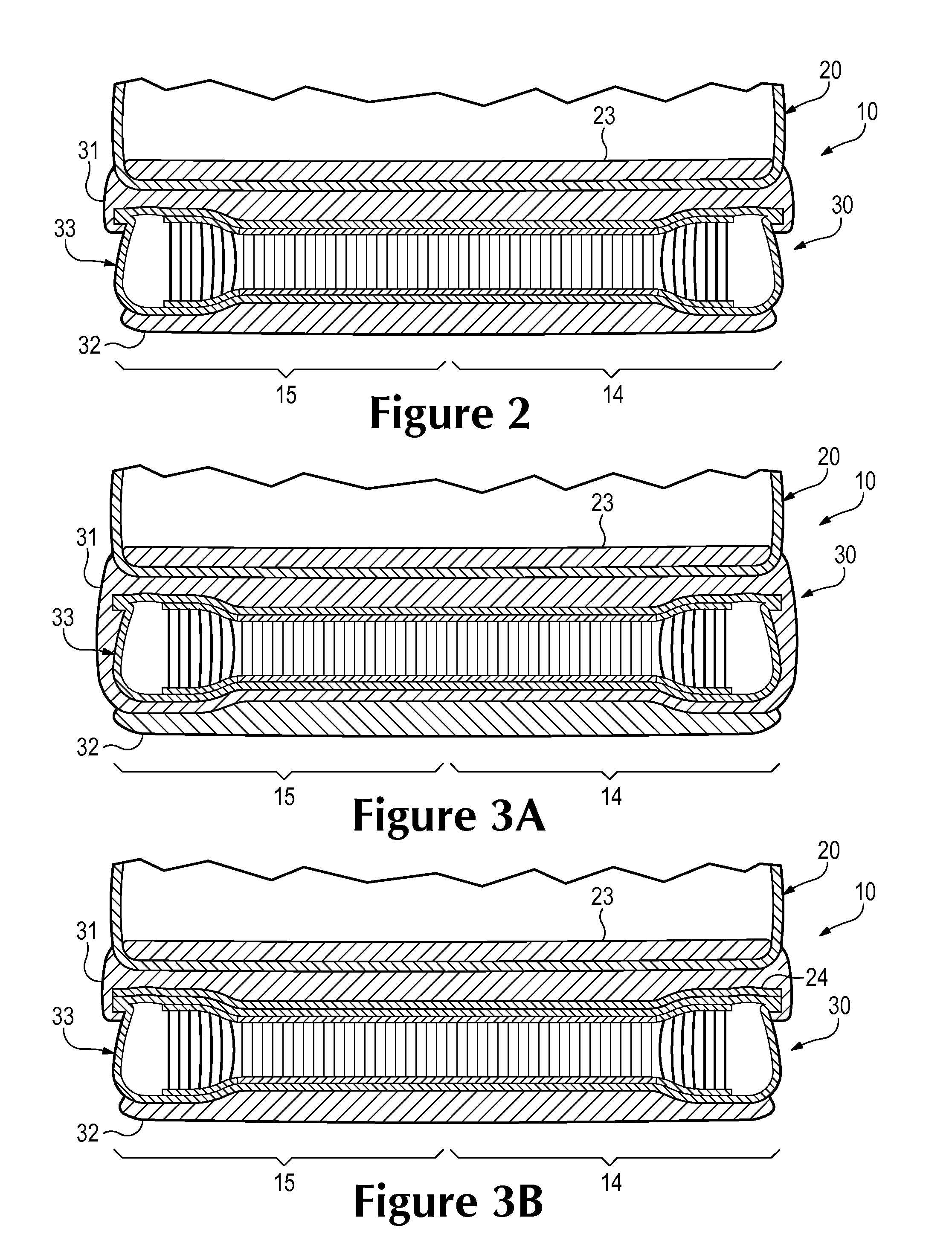 Contoured fluid-filled chamber with tensile structures