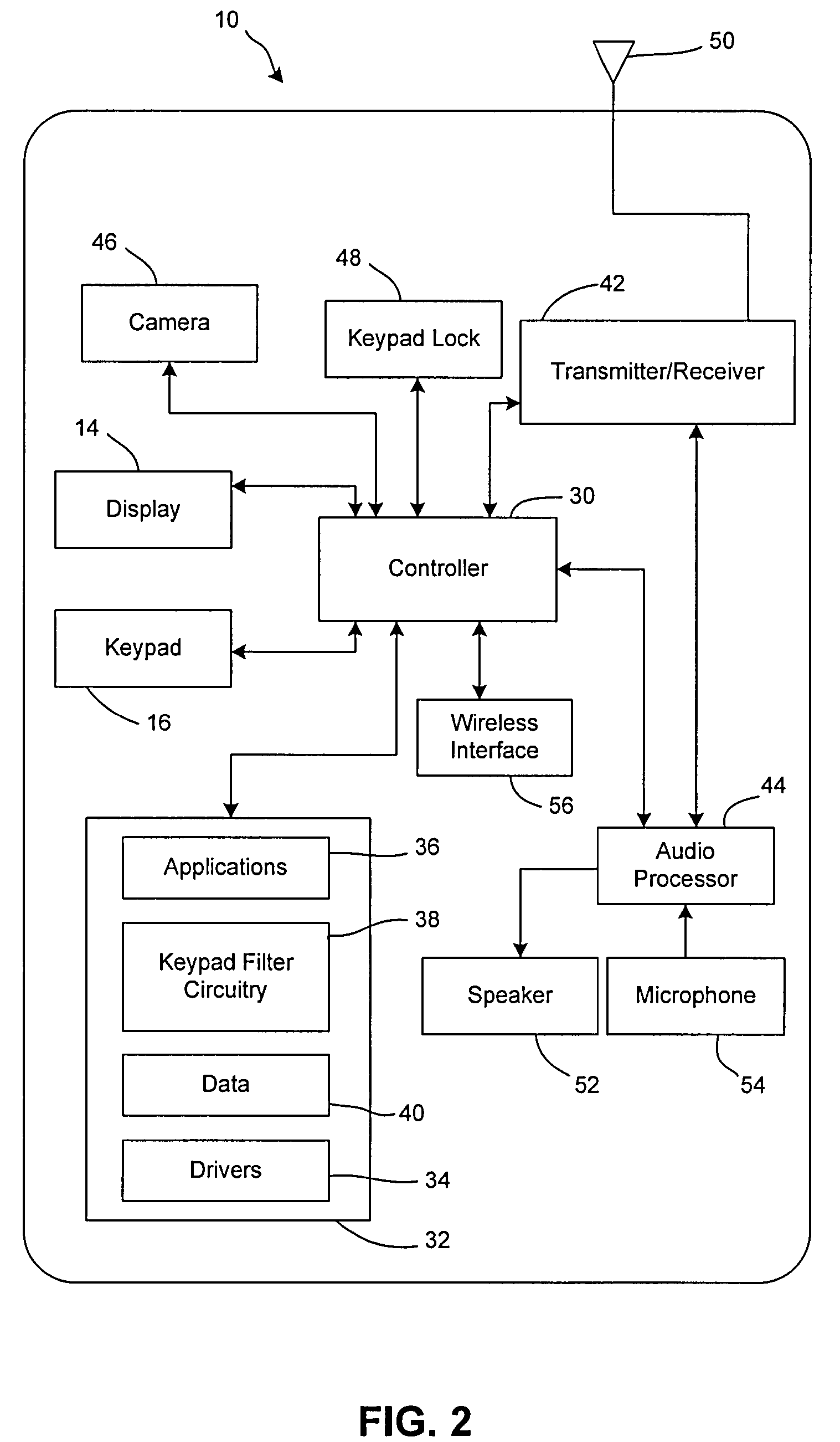 Portable communication having accidental key press filtering