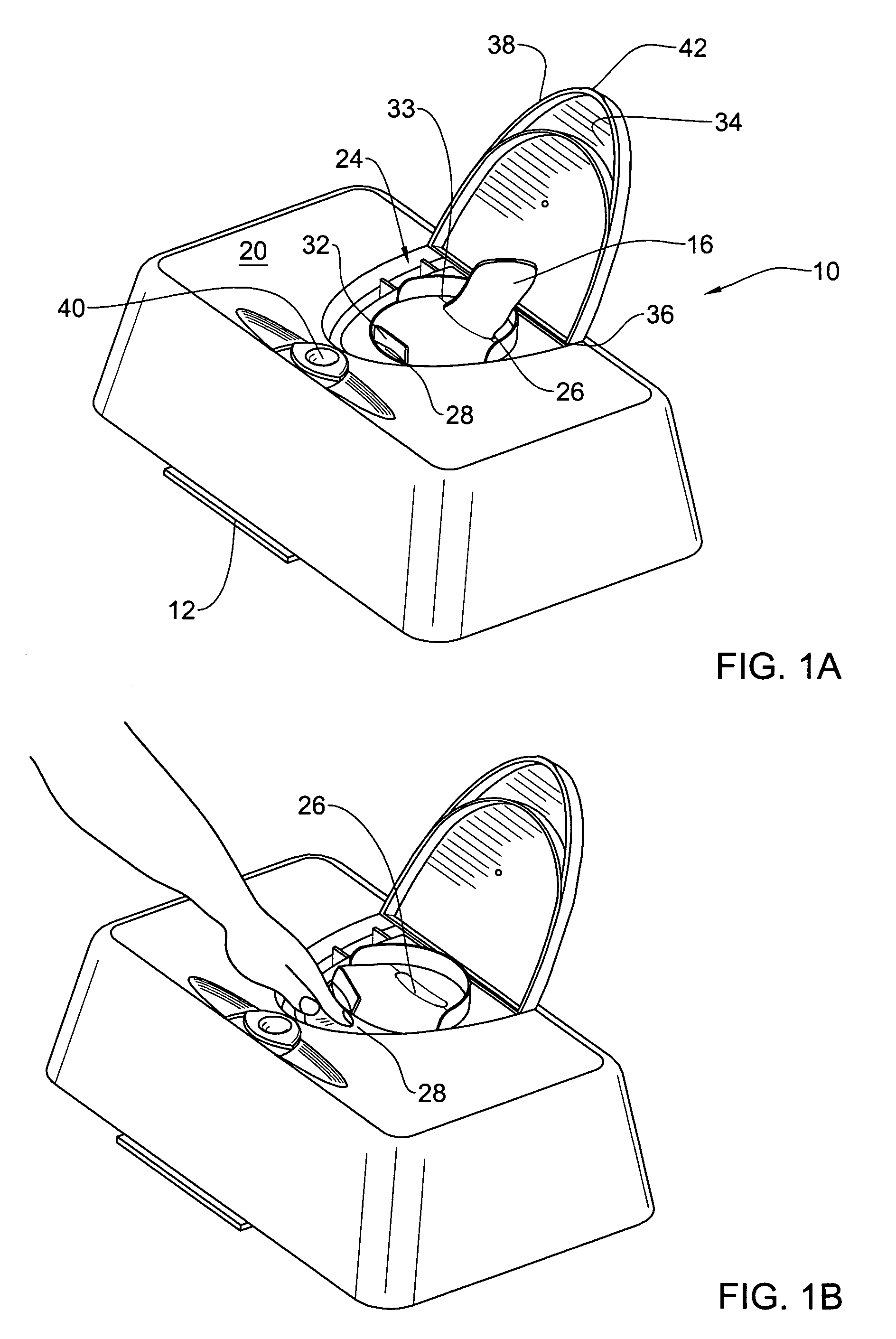 Tissue dispensing cover