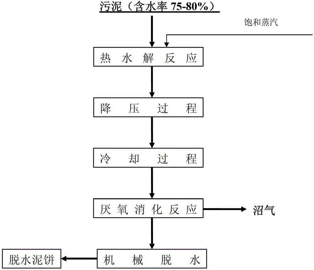 Method for treatment and comprehensive utilization of sludge based on thermal hydrolysis and application of method