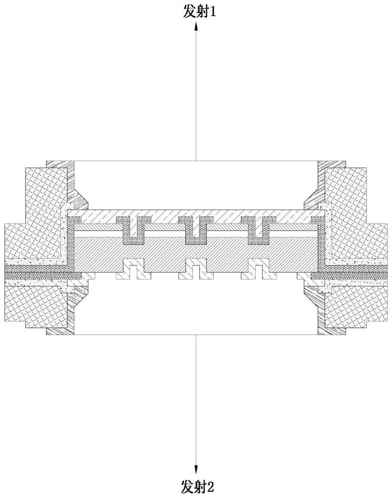 Dual emission LED chip