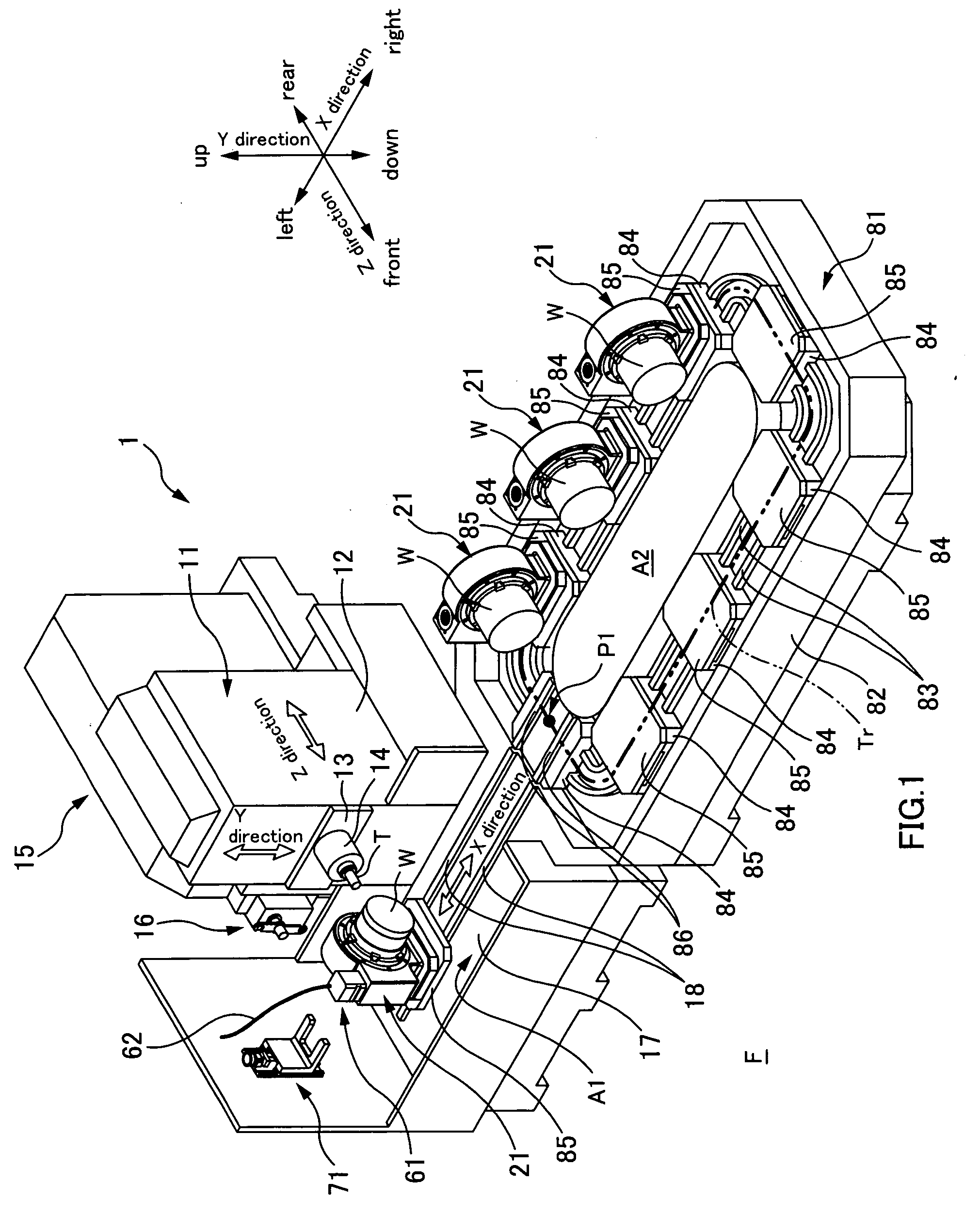 Machine tool and detachable/attachable motor